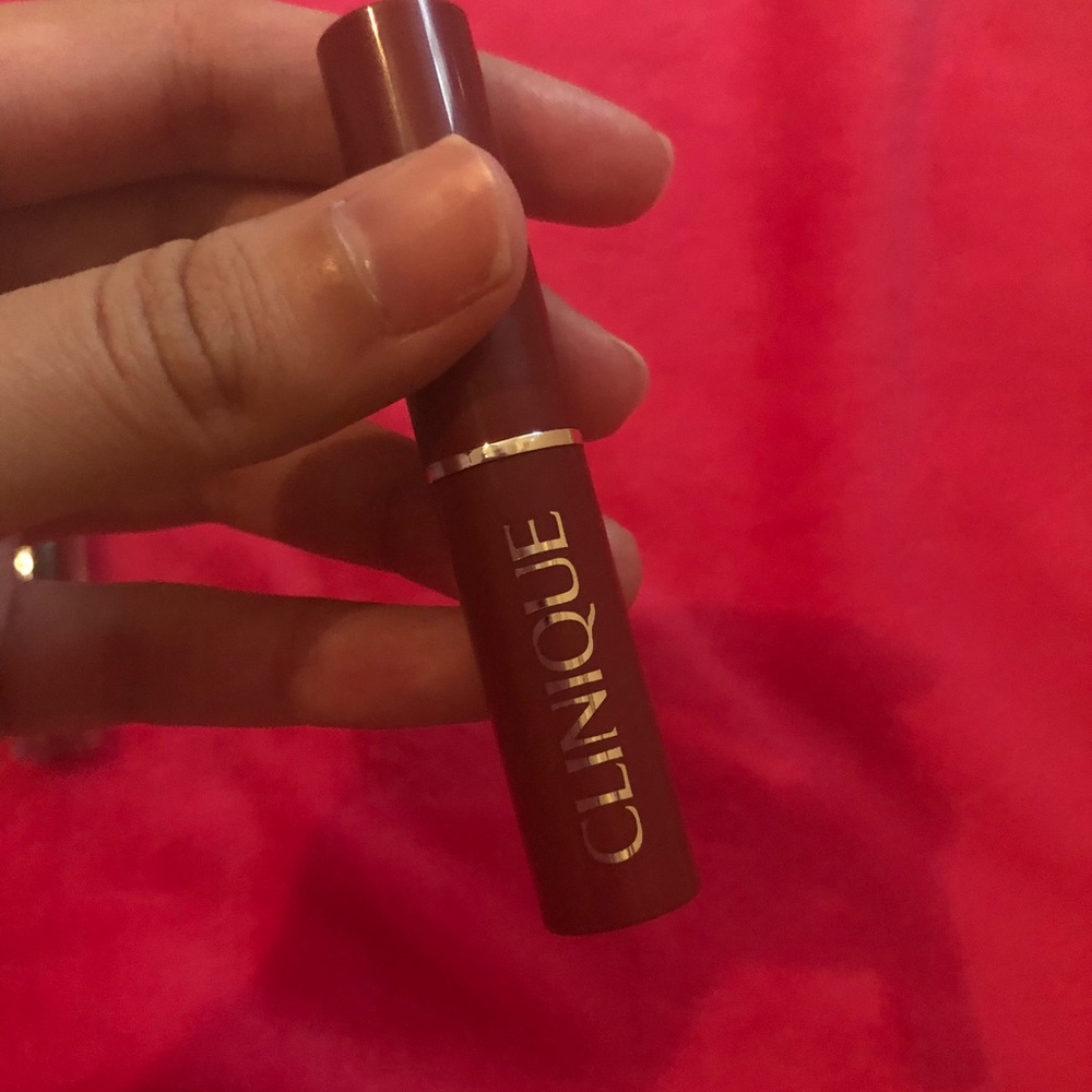 Cherry lipstick from Clinique